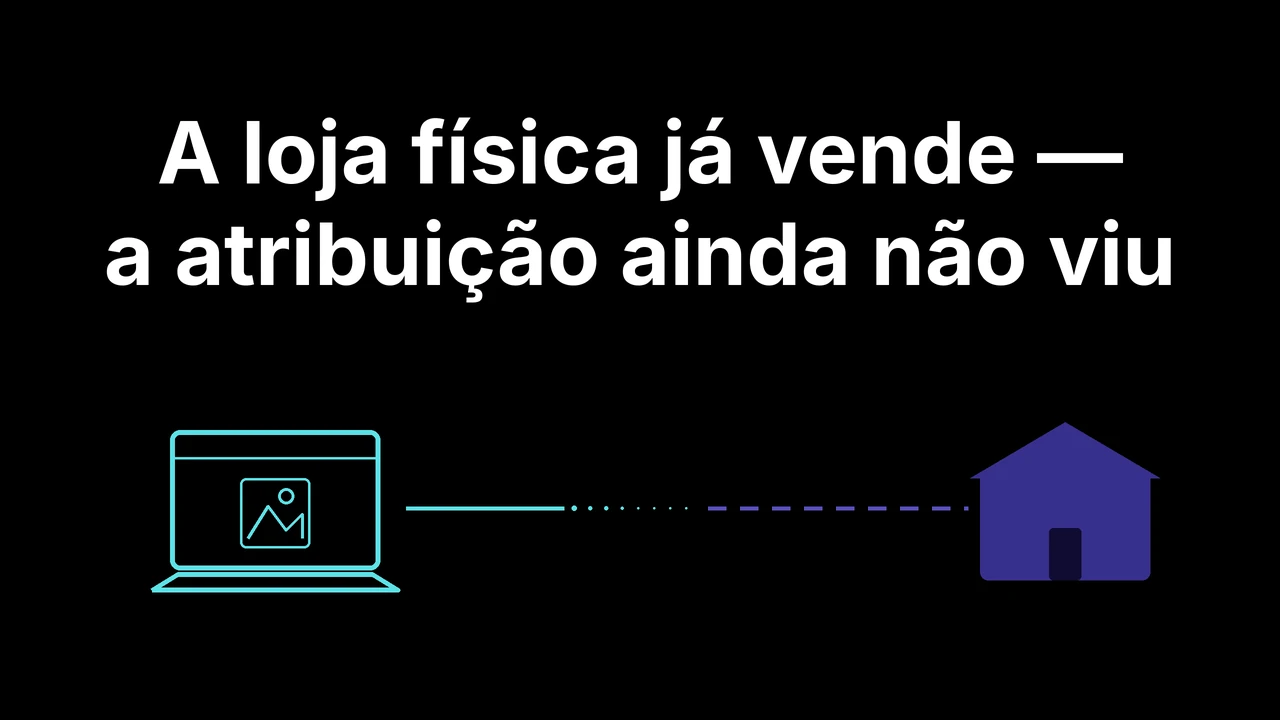 A loja física já vende — a atribuição ainda não viu