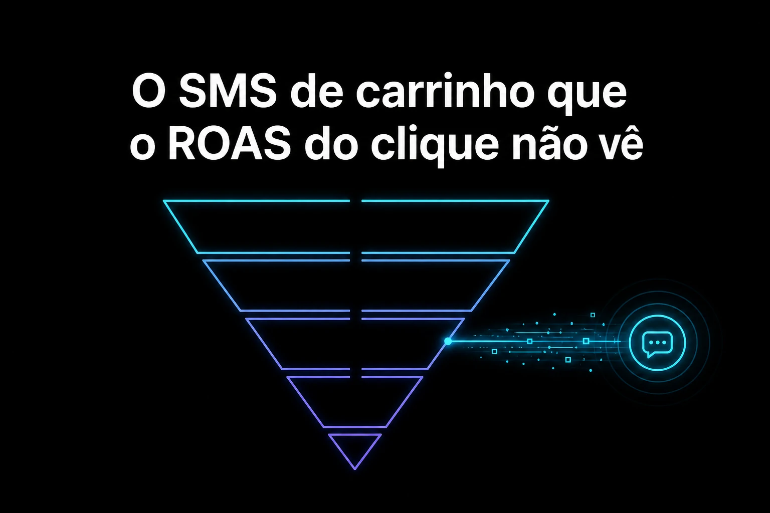 O SMS de carrinho que o ROAS do clique não vê
